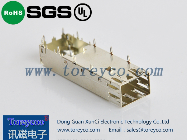 SFP外殼光纖連接器籠子1×1